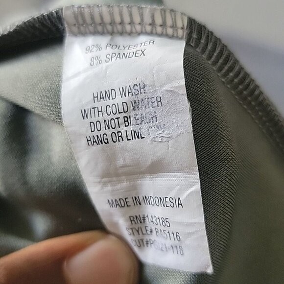 Popular Basics Green Faux Suede Skort Romper NWOT SIZE Large - Picture 5 of 5